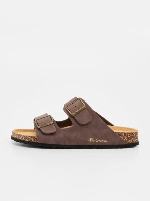 Klapki płaskie Ben Sherman brązowy
