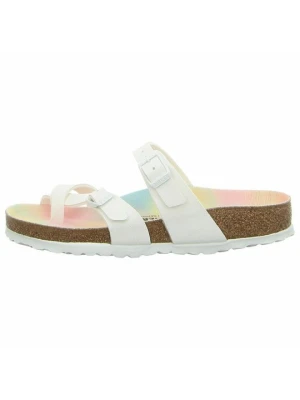 Klapki płaskie Birkenstock biały
