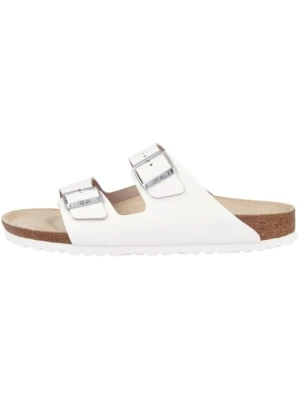 Klapki płaskie Birkenstock biały