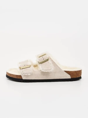 Klapki płaskie Birkenstock biały