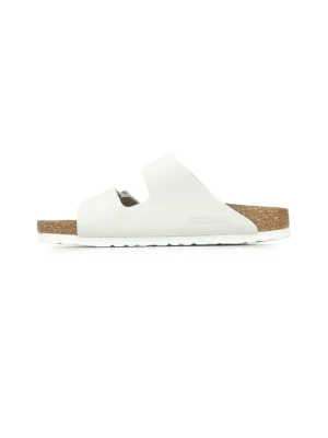 Klapki płaskie Birkenstock biały