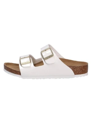 Klapki płaskie Birkenstock biały