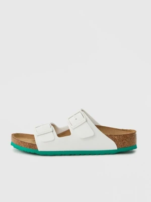 Klapki płaskie Birkenstock biały