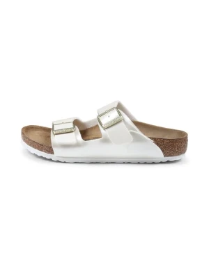 Klapki płaskie Birkenstock biały