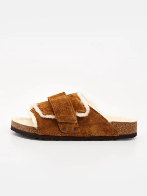 Klapki płaskie Birkenstock brązowy
