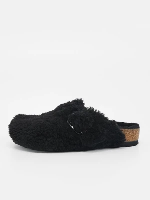 Klapki płaskie Birkenstock czarny