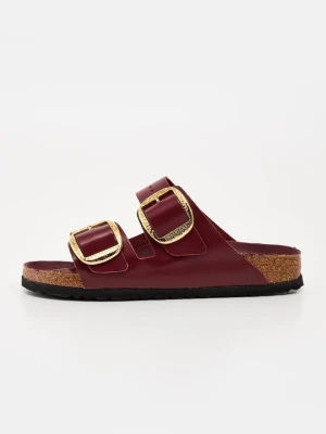 Klapki płaskie Birkenstock czerwony