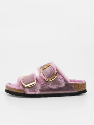 Klapki płaskie Birkenstock fioletowy