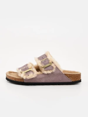 Klapki płaskie Birkenstock fioletowy