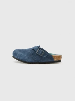 Klapki płaskie Birkenstock granatowy