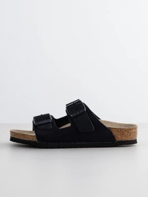 Klapki płaskie Birkenstock niebieski