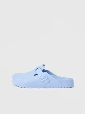 Klapki płaskie Birkenstock niebieski