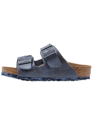 Klapki płaskie Birkenstock niebieski