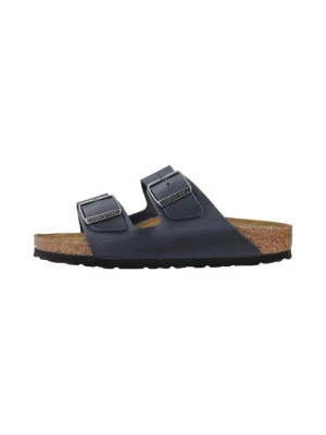 Klapki płaskie Birkenstock niebieski