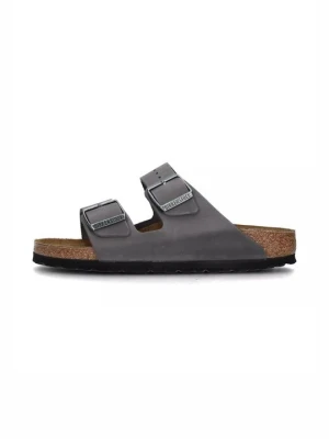 Klapki płaskie Birkenstock szary