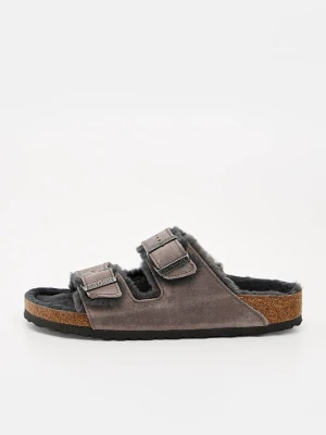 Klapki płaskie Birkenstock szary