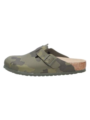 Klapki płaskie Birkenstock zielony