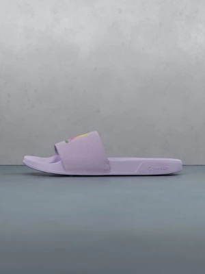 Klapki płaskie Calvin Klein liliowy