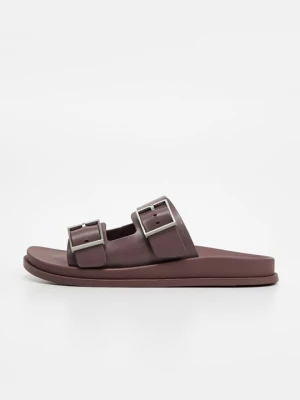 Klapki płaskie Calvin Klein mauve