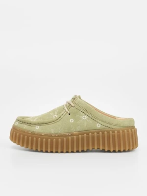 Klapki płaskie Clarks beżowy