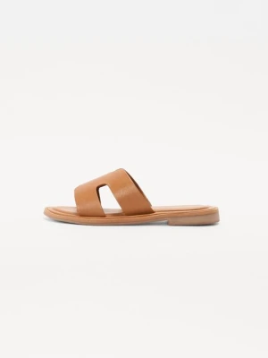 Klapki płaskie Copenhagen Shoes brązowy
