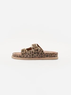 Klapki płaskie Copenhagen Shoes brązowy