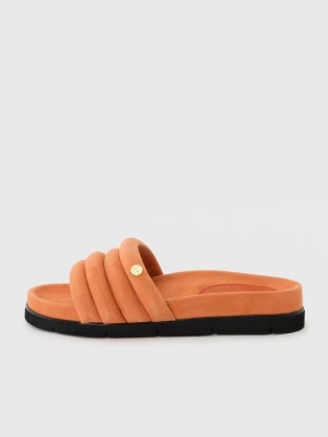 Klapki płaskie Copenhagen Shoes pomarańczowy