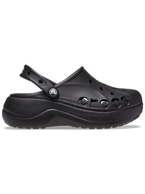Klapki płaskie Crocs czarny