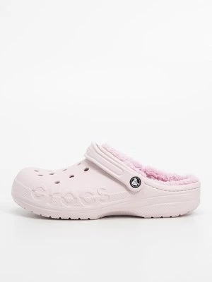 Klapki płaskie Crocs jasnoróżowy