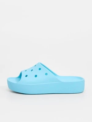Klapki płaskie Crocs jasnoniebieski