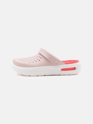 Klapki płaskie Crocs beżowy