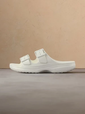 Klapki płaskie Crocs biały