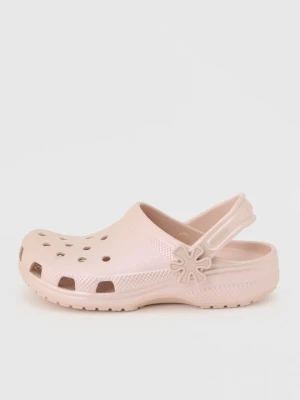 Klapki płaskie Crocs biały