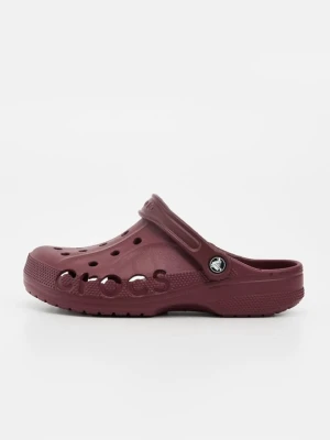 Klapki płaskie Crocs ciemnoczerwony