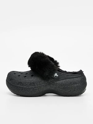 Klapki płaskie Crocs czarny