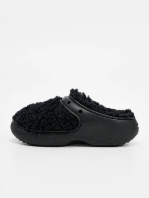 Klapki płaskie Crocs czarny