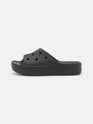 Klapki płaskie Crocs czarny
