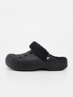 Klapki płaskie Crocs czarny