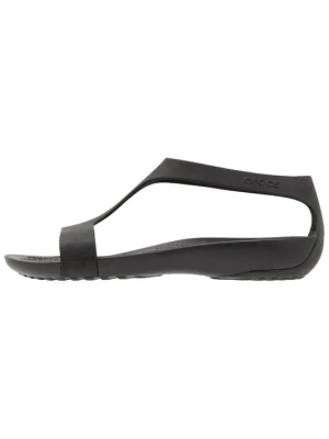 Klapki płaskie Crocs czarny