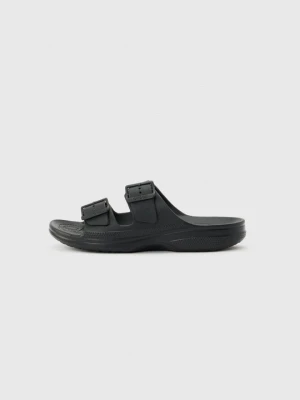 Klapki płaskie Crocs czarny