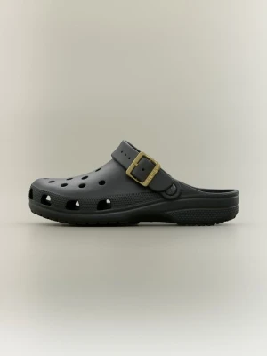 Klapki płaskie Crocs czarny