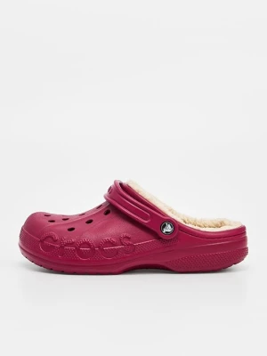 Klapki płaskie Crocs czerwony