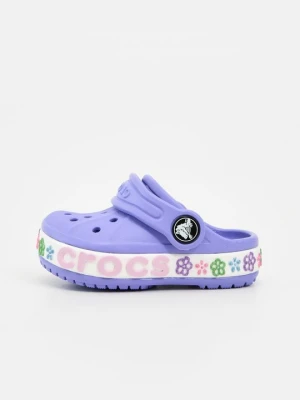 Klapki płaskie Crocs fioletowy