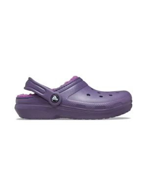 Klapki płaskie Crocs fioletowy melanż