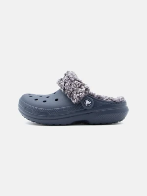 Klapki płaskie Crocs granatowy