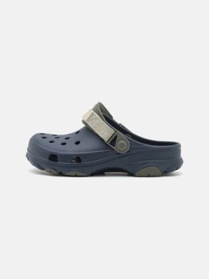 Klapki płaskie Crocs granatowy