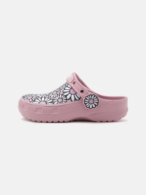 Klapki płaskie Crocs jasnoróżowy