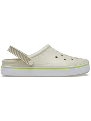 Klapki płaskie Crocs jasnoszary melanż