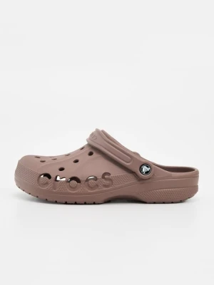 Klapki płaskie Crocs jasny brąz