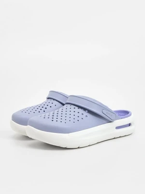 Klapki płaskie Crocs liliowy